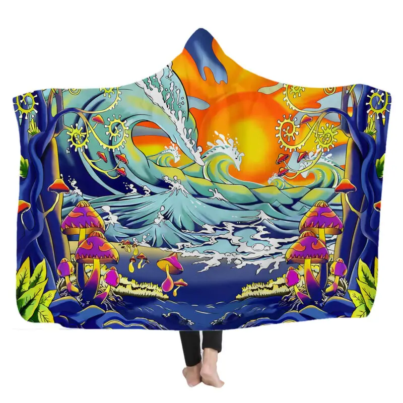 pokemon hooded blanket