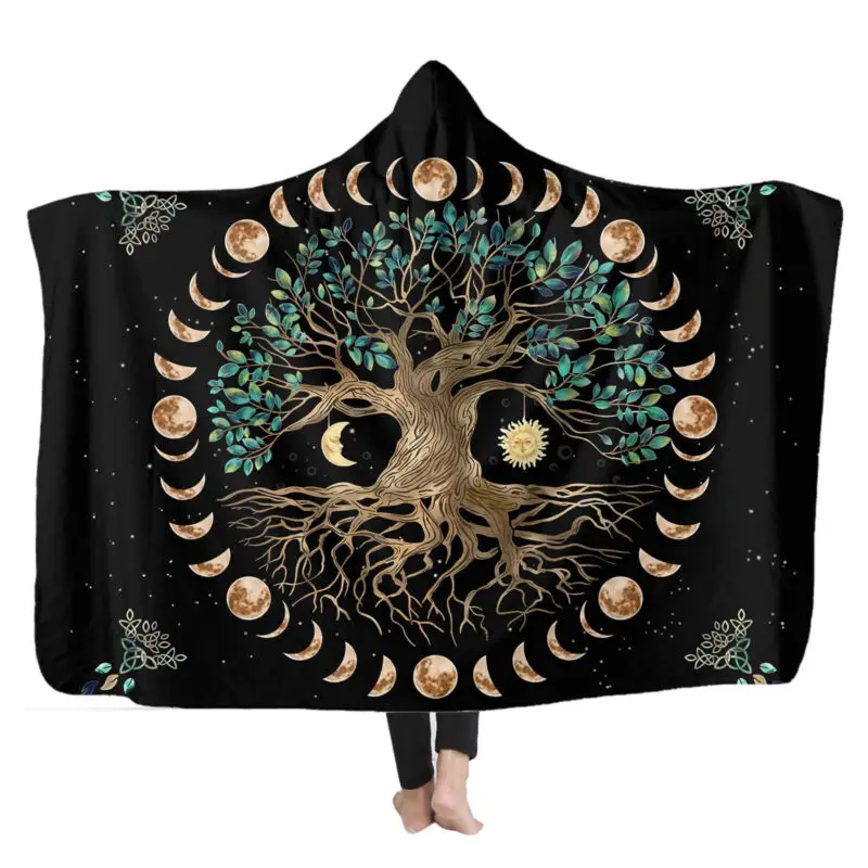 mens hooded blanket uk