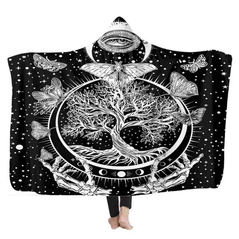 minecraft hooded blanket