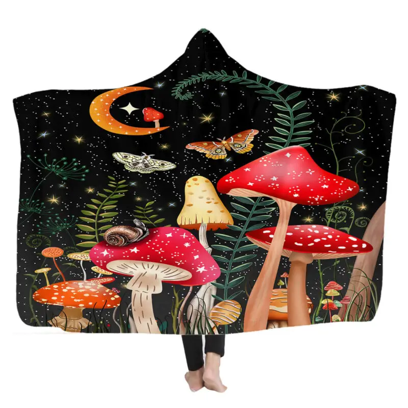 panda hooded blanket