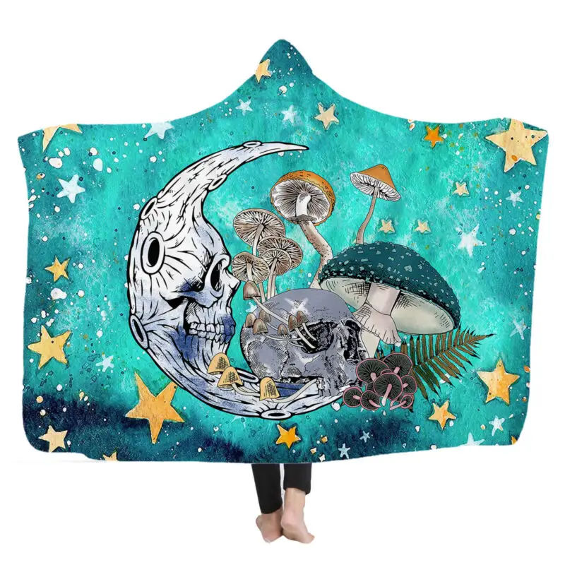 quilted hooded blanket