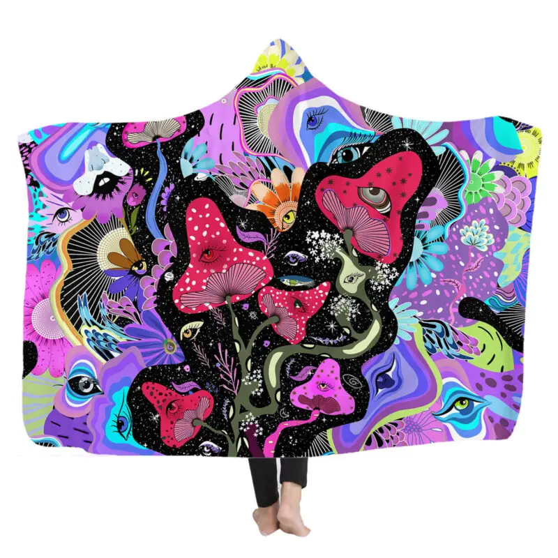hooded blanket robe