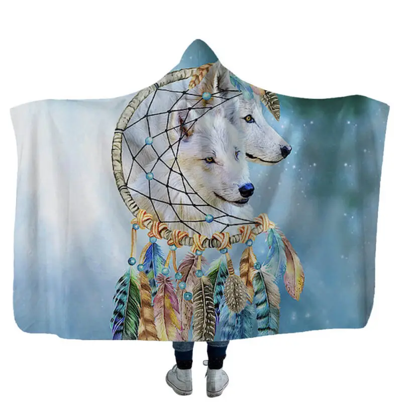 hooded blanket leopard print