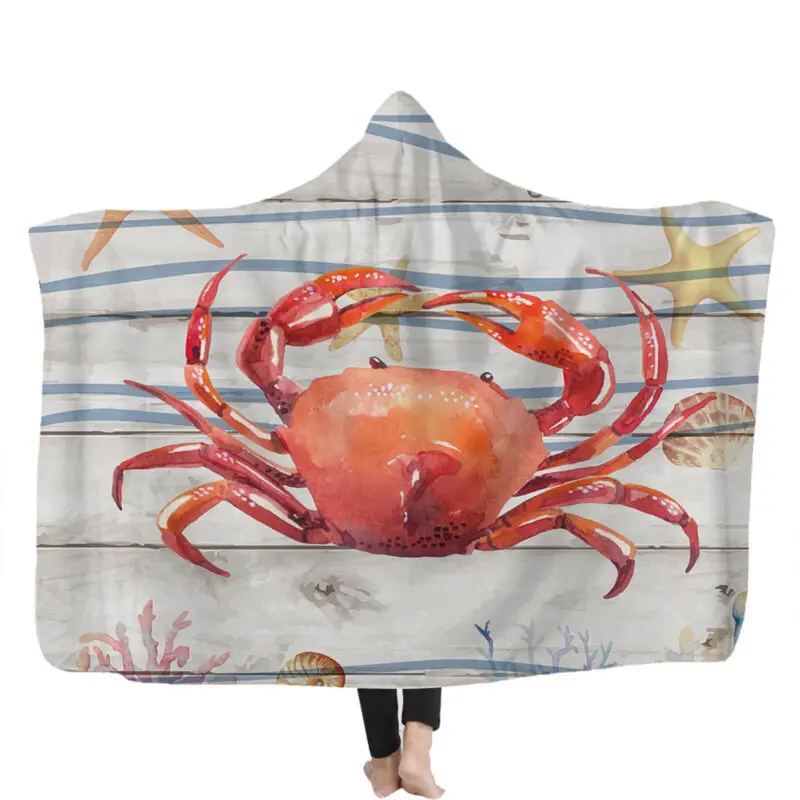 hooded rabbit blanket
