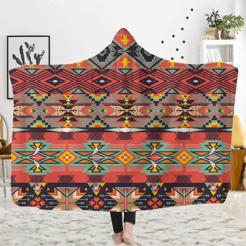 hooded blanket dressing gown