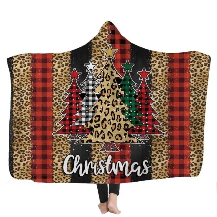 hooded blanket with zipper