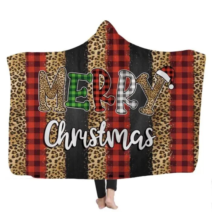 blanket hoodie zig zag