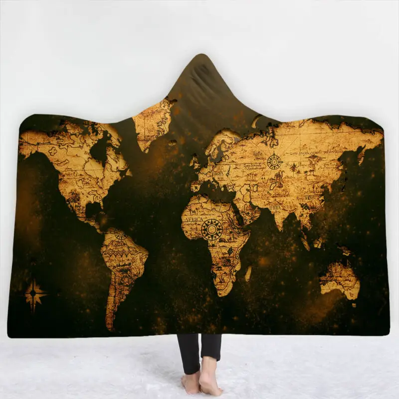 giant tiger hooded blanket