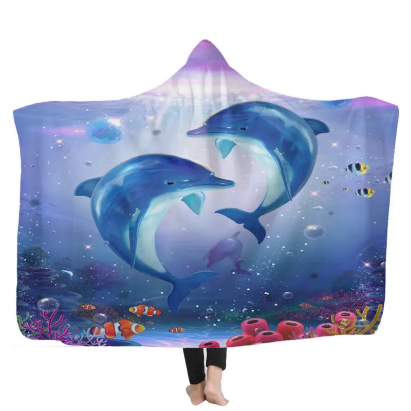 vegan hooded blanket
