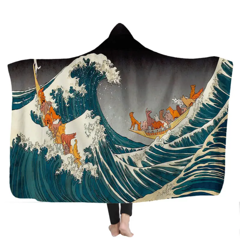hooded blanket giraffe