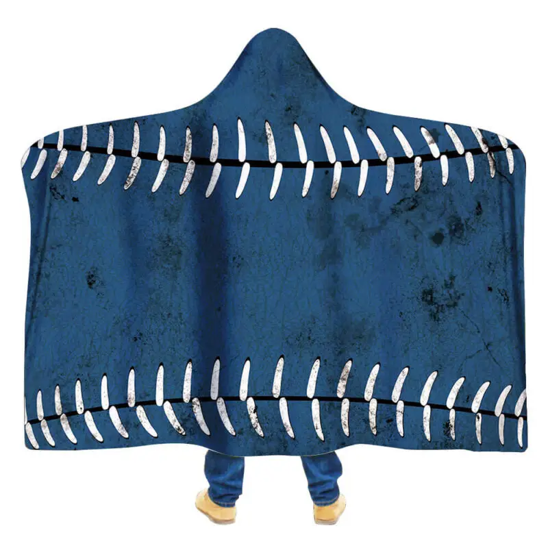 hooded blanket poncho