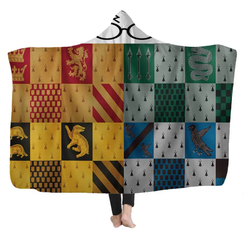 typo hooded blanket