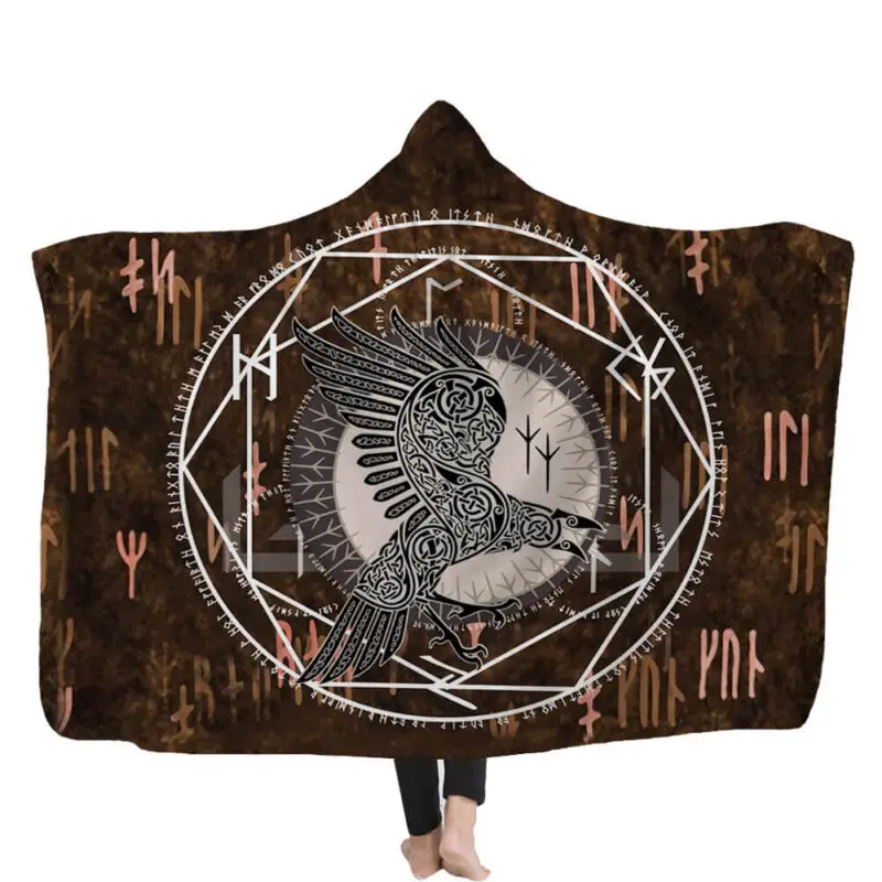football hooded blanket