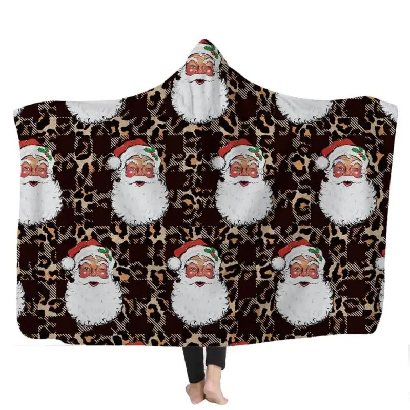 zebra hooded blanket