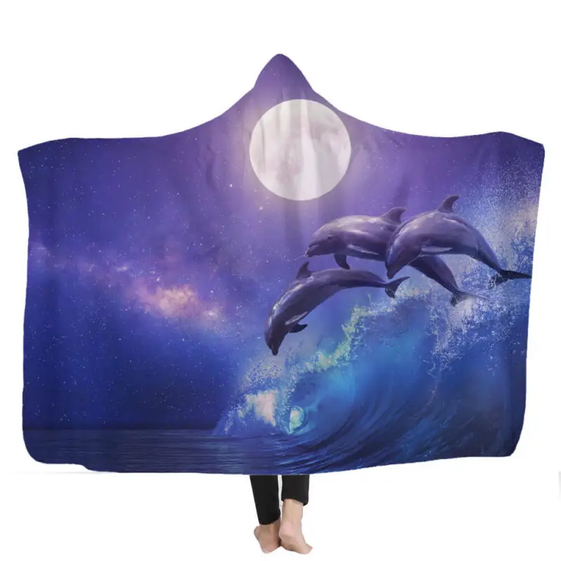 hooded blanket with sleeves for adults