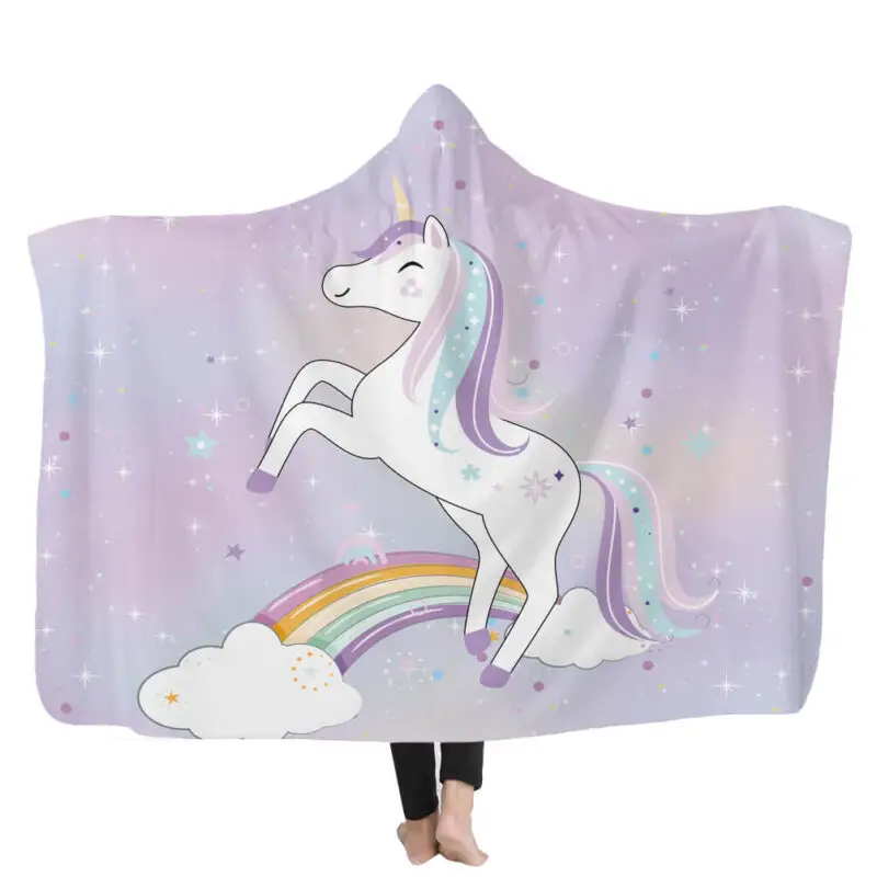 unicorn hooded blanket crochet pattern
