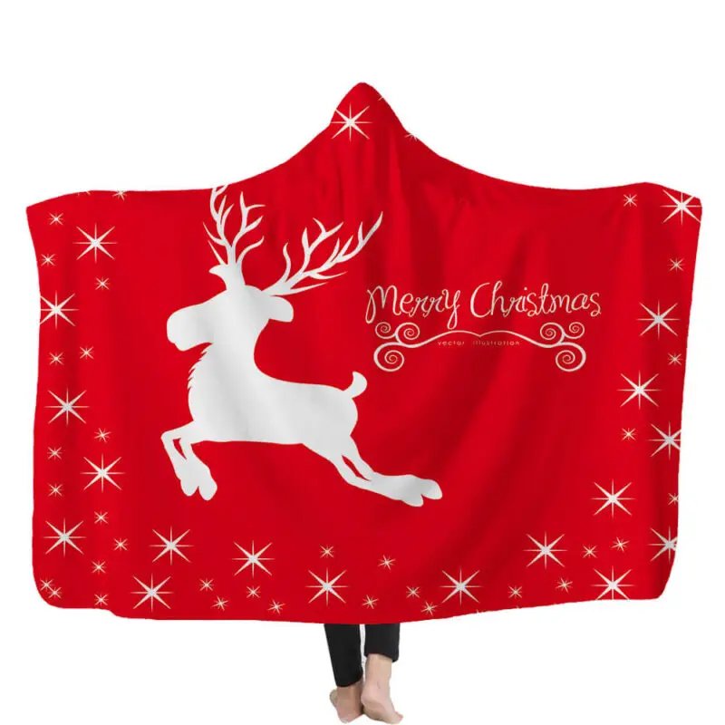 hooded blanket coat