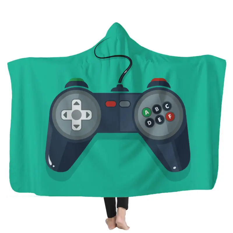 hooded blanket jacket