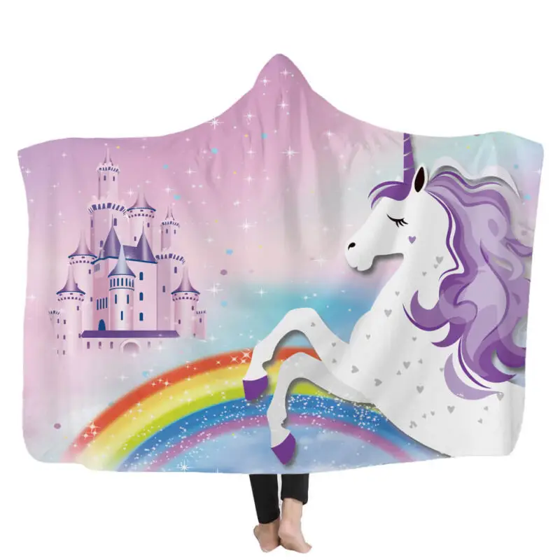 unicorn hooded blanket crochet pattern free