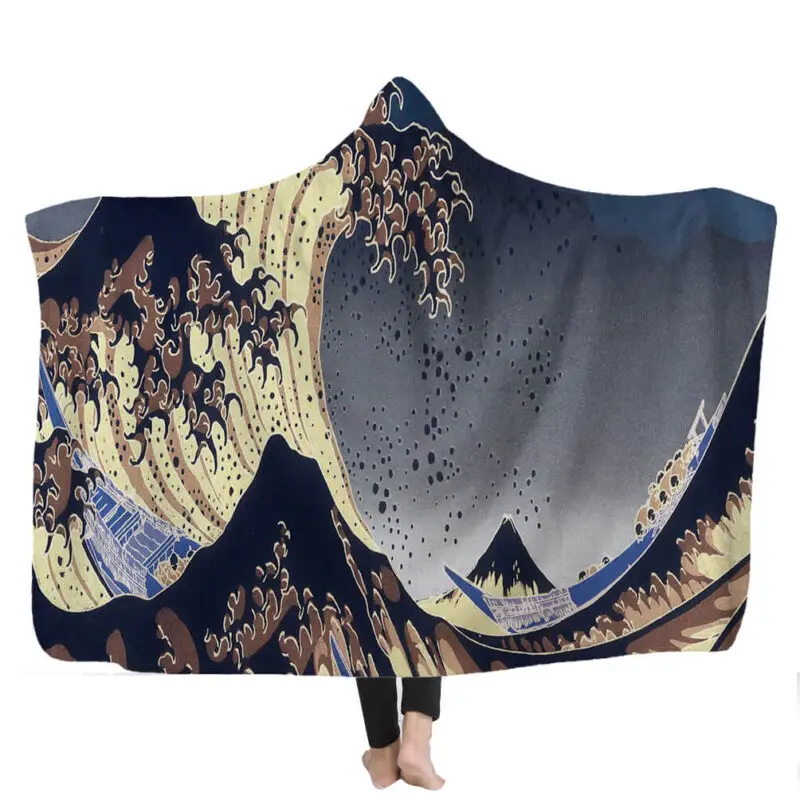 frozen hooded blanket
