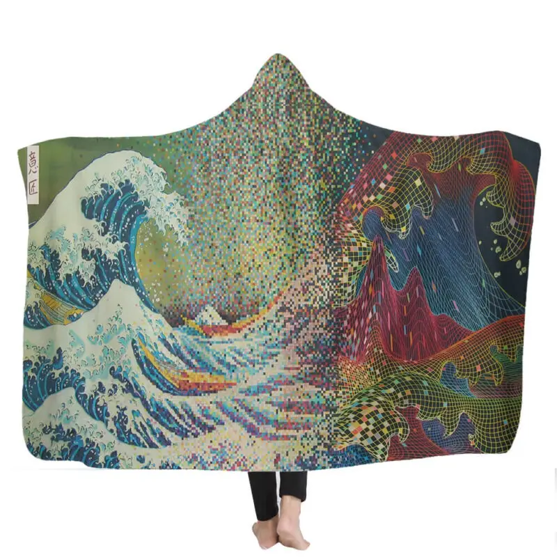 fox hooded blanket