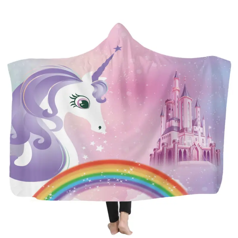 hooded blanket very