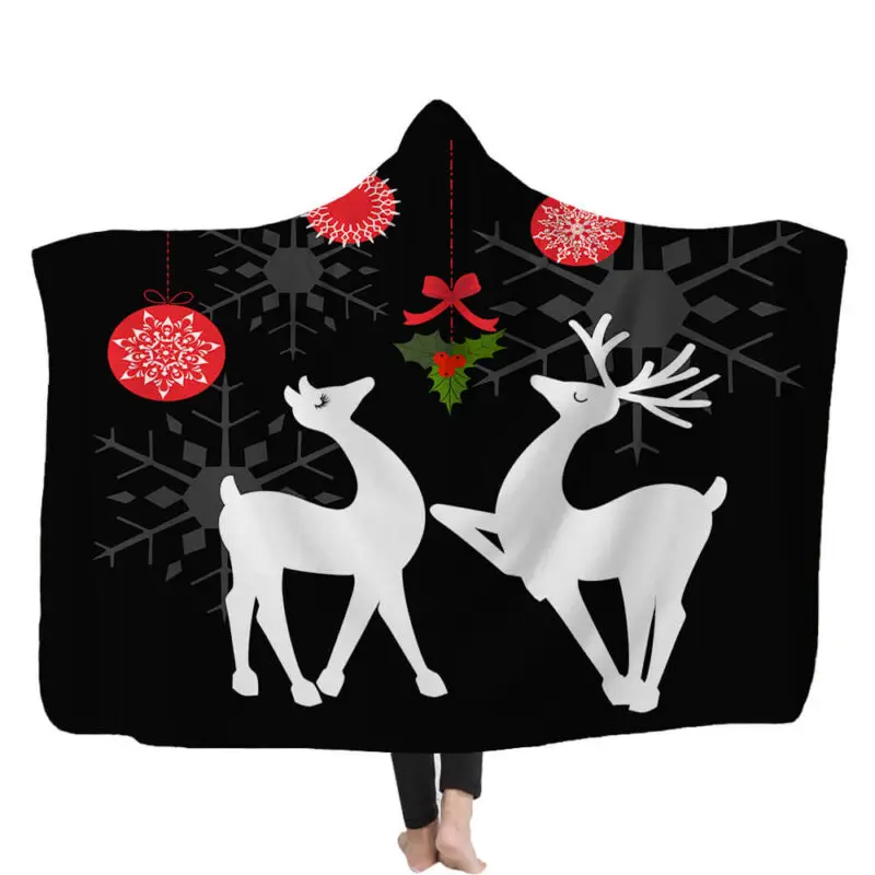 hooded blanket cape