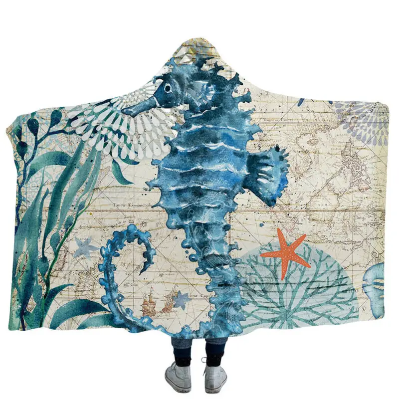 george hooded blanket