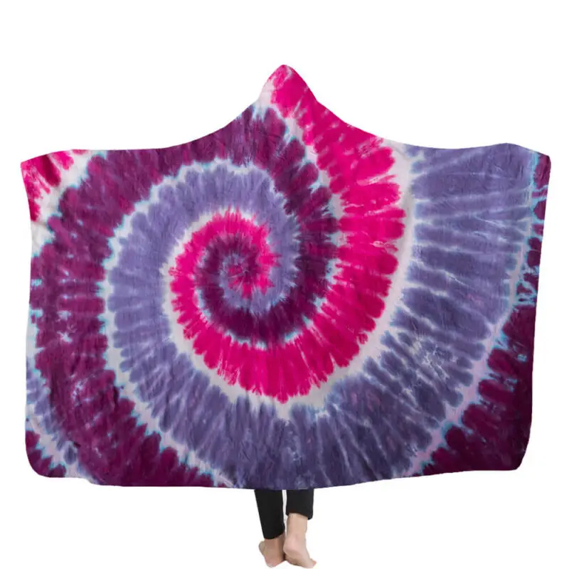 fleece hooded blanket