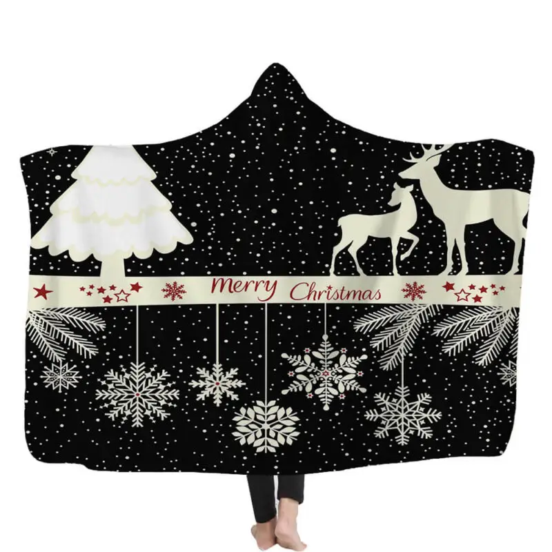 cotton on hooded blanket