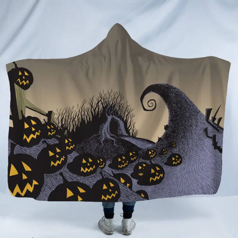 xmas hooded blanket
